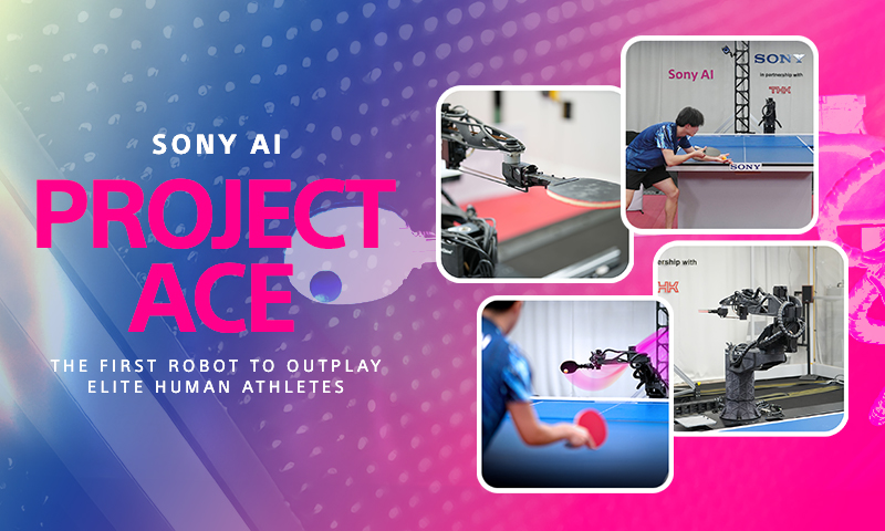 Sony AI Project Ace table tennis robot