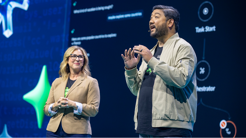 ServiceNow Knowledge 2026 conference stage