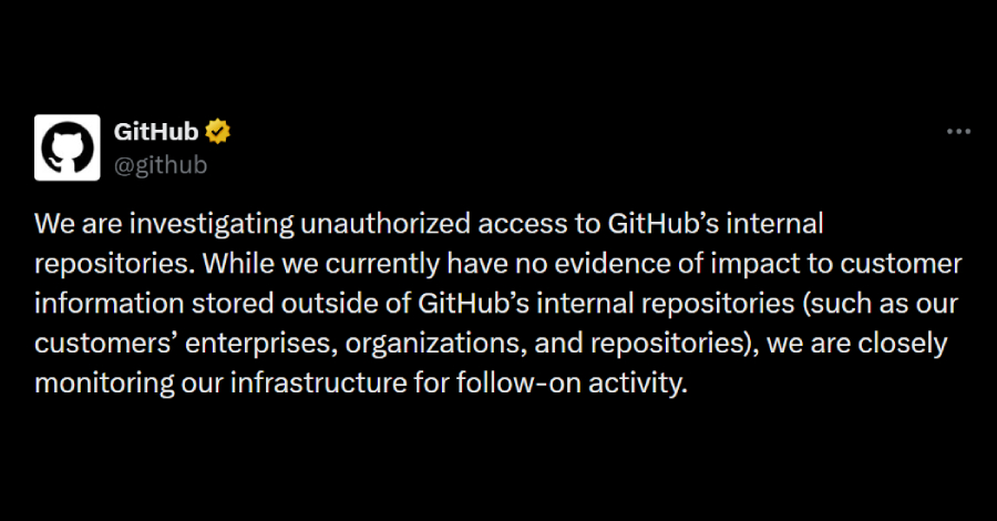 GitHub security breach illustration